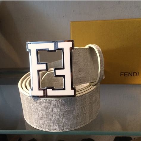 white fendi belt replica